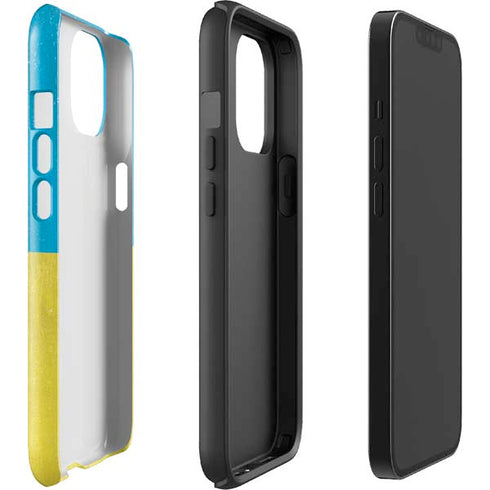 Ukraine Flag Distressed iPhone 14 Plus Impact Case